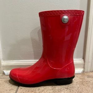 Red Ugg Rain Boots